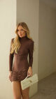 Imagem adicional 3 do item Vestido Marrom Hilda - Cloude