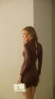 Imagem adicional 4 do item Vestido Marrom Hilda - Cloude