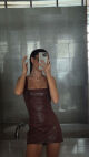 Imagem adicional 5 do item Vestido Marrom Erica - Cloude