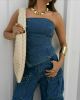 Imagem adicional 3 do item Blusa Jeans Lastex Vanessa