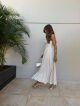 Imagem adicional 6 do item Vestido Washed Midi Baunilha - Olívia