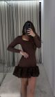 Imagem adicional 6 do item Vestido Coffee Fabíola - Cloude