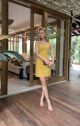 Imagem adicional 2 do item Vestido Amarelo Solange - Nuki