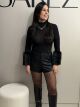 Imagem adicional 1 do item Short Couro PU Preto Miit
