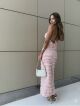 Imagem adicional 5 do item Vestido Rosa Babados - Olívia