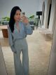 Imagem adicional 0 do item Camisa Crepe Azul Bianca - Cloude