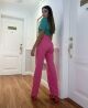 Imagem adicional 2 do item Calça Jeans Wide Leg Mariah Pink