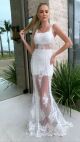 Imagem adicional 0 do item Vestido Branco Renda Eva - Cloude