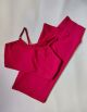 Imagem adicional 0 do item Conjunto Legging Cós Drapeado e Top Poliamida - Marsala - BJRMG - Tamanho G