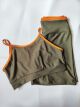 Imagem adicional 0 do item Conjunto Shorts e Top Suplex - Verde Militar com Detalhes Terra Cota - BJBVM - Tamanho P