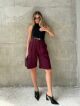 Imagem adicional 3 do item Bermuda Luiza Vinho Cloude