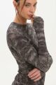 Imagem adicional 0 do item Blusa Raissa Grey Camouflage Le Blog