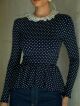 Imagem adicional 3 do item Blusa Sônia Azul-Marinho Cloude