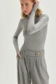 Imagem adicional 6 do item Calça Maitê Medium Grey Melange Le Blog