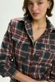 Imagem adicional 1 do item Camisa Fernanda Xadrez Tartan Le Blog