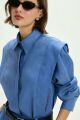 Imagem adicional 1 do item Camisa Natasha Azul Denim Le Blog