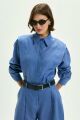 Imagem adicional 3 do item Camisa Natasha Azul Denim Le Blog
