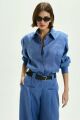Imagem adicional 2 do item Camisa Natasha Azul Denim Le Blog