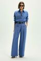 Imagem adicional 4 do item Camisa Natasha Azul Denim Le Blog