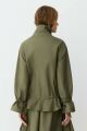 Imagem adicional 2 do item Casaco Manga Longa Com Bolsos Manga e Cintura Ajustáveis Verde Militar Zen