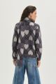 Imagem adicional 4 do item Casaco Maria Medium Grey Melange Le Blog