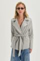 Imagem adicional 2 do item Casaco Marina Medium Grey Melange Le Blog