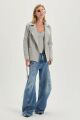 Imagem adicional 3 do item Casaco Marina Medium Grey Melange Le Blog