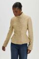 Imagem adicional 2 do item Casaco Poly Golden Tweed Le Blog