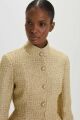 Imagem adicional 5 do item Casaco Poly Golden Tweed Le Blog