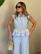 Imagem adicional 0 do item Conjunto Leona Listrado Cloude