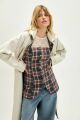 Imagem adicional 6 do item Corselet Fernanda Xadrez Tartan Le Blog
