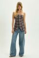 Imagem adicional 2 do item Corselet Fernanda Xadrez Tartan Le Blog