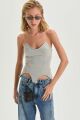 Imagem adicional 4 do item Corselet Marina Medium Grey Melange Le Blog