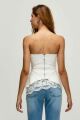 Imagem adicional 2 do item Corselet Tauane Off White Le Blog
