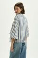 Imagem adicional 5 do item Jaqueta Glaucia Listrado Denim Le Blog