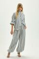 Imagem adicional 1 do item Jaqueta Glaucia Listrado Denim Le Blog