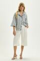 Imagem adicional 2 do item Jaqueta Glaucia Listrado Denim Le Blog