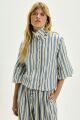 Imagem adicional 0 do item Jaqueta Glaucia Listrado Denim Le Blog