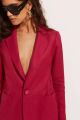 Imagem adicional 1 do item Blazer Lurdes Vermelho Crushed Le Blog