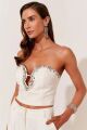 Imagem adicional 2 do item Corselet Lola Off White Le Blog
