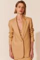 Imagem adicional 3 do item Blazer Margot Bege Sepia Le Blog