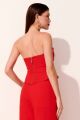 Imagem adicional 2 do item Corselet Amelie Vermelho Le Blog