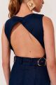 Imagem adicional 1 do item Vestido Alessandra Azul Midnight Le Blog