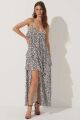 Imagem adicional 0 do item Vestido Longo Amora Estampa Dalmatas Le Blog