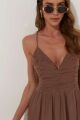 Imagem adicional 3 do item Vestido Rafaela Marrom Light Le Blog
