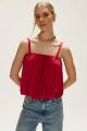 Imagem adicional 0 do item Blusa Ariele Vermelho Crushed Le Blog