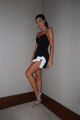 Imagem adicional 2 do item Vestido Alicia Preto Com Branco Cloude