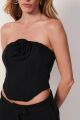 Imagem adicional 0 do item Corselet Rose Preto Le Blog