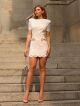 Imagem adicional 3 do item Vestido Georgia Renda Off White Cloude