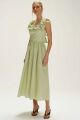 Imagem adicional 1 do item Vestido Carmela Verde Glacê Pistache Le Blog